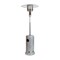 Merrick Lane Stainless Steel 7.5' Tall 40,000 BTU Outdoor Propane Patio Heater with Wheels